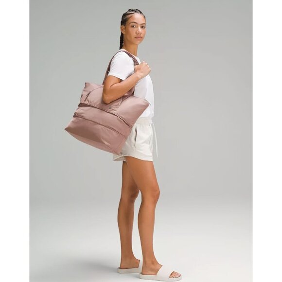 Lululemon Handbags - Lululemon City Adventurer Tote Bag 27L Dusty Rose OS